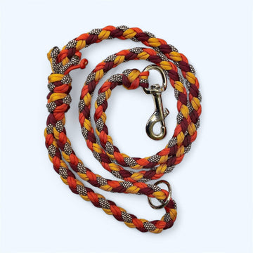 Braided Paracord Lead - Harvest - Premium Dog Lead