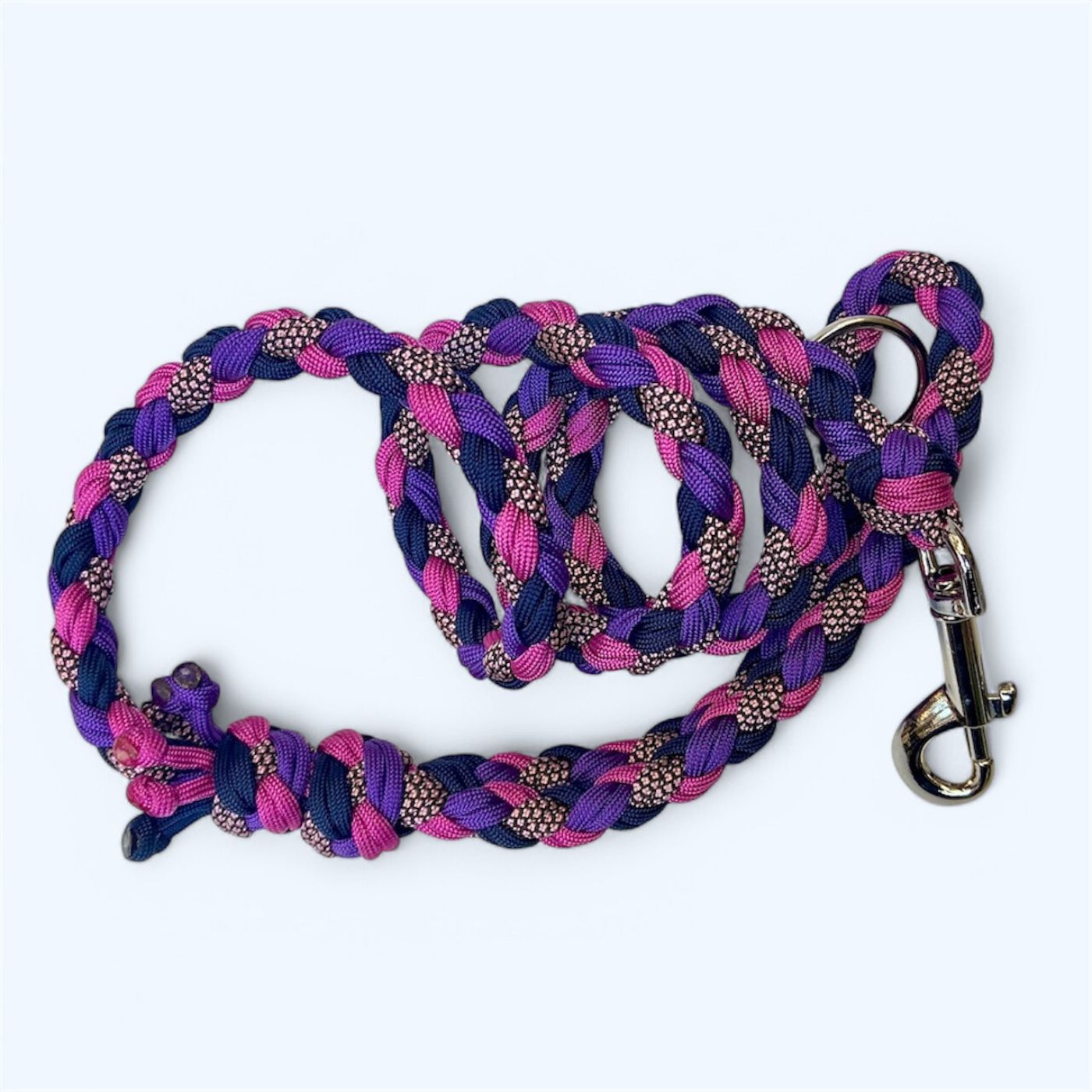 Braided Paracord Lead - Midnight - Premium Dog Lead