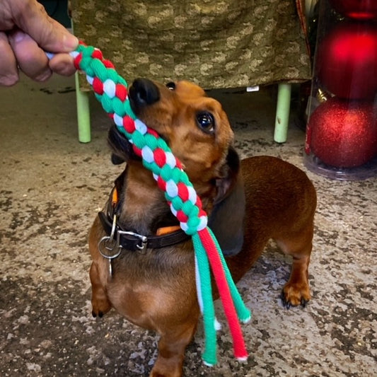 Handmade Recycled Cotton Tug Toy